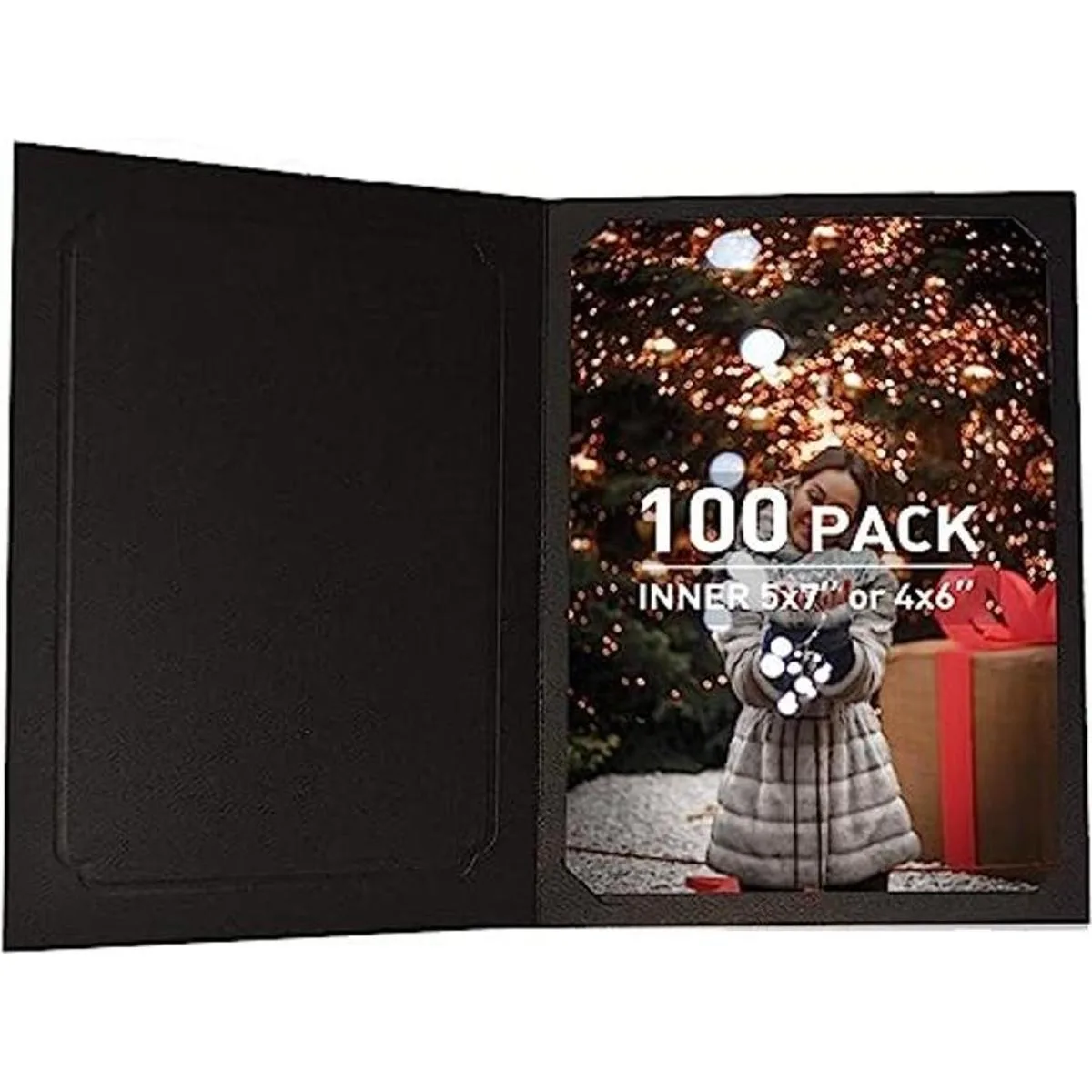 Golden State Art Paquete de 100 carpetas de fotos de 4 x_1