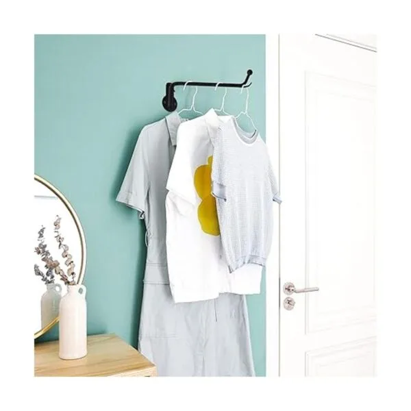 Mkono Percha de ropa para montar en la pared con soporte