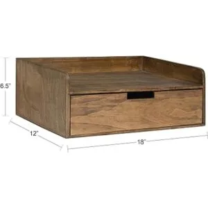 Kate and Laurel Kitt Mesa auxiliar flotante con cajón_5