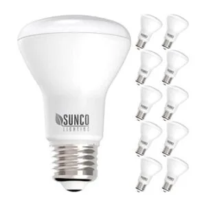 Sunco Lighting Paquete de 10 bombillas LED BR20 para_1