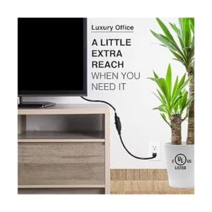 Luxury Office Cable de extensión de 1 pie cable corto de