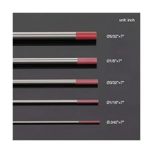 Electrodo de tungsteno de soldadura TIG 2 Thoriated 116_3