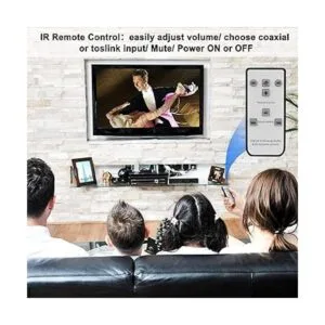 Convertidor de audio digital a analógico con mando a_5