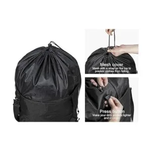 Chrislley Cesta de lavandería extra grande de 106 L con_3