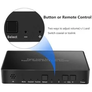 Convertidor de audio digital a analógico con mando a_6