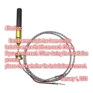 Termopar de 750 mv para calentador de calor termopile de_4