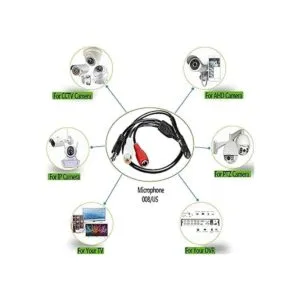 Micrófono CCTV de seguridad para exteriores micrófono de_6