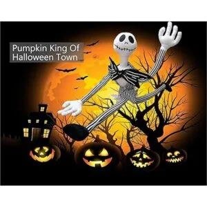 Jack Skellington Muñeca de peluche illuOkey Nightmare_6