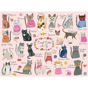 Mudpuppy AZ Rompecabezas de 1000 piezas Gatos fríos_2