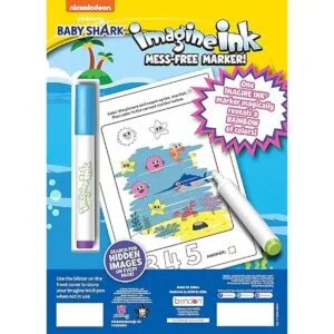 Bendon Baby Shark Libro para colorear de tinta Imagine de_3