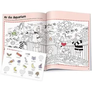 Highlights Juego de imágenes ocultas con calcomanías 4