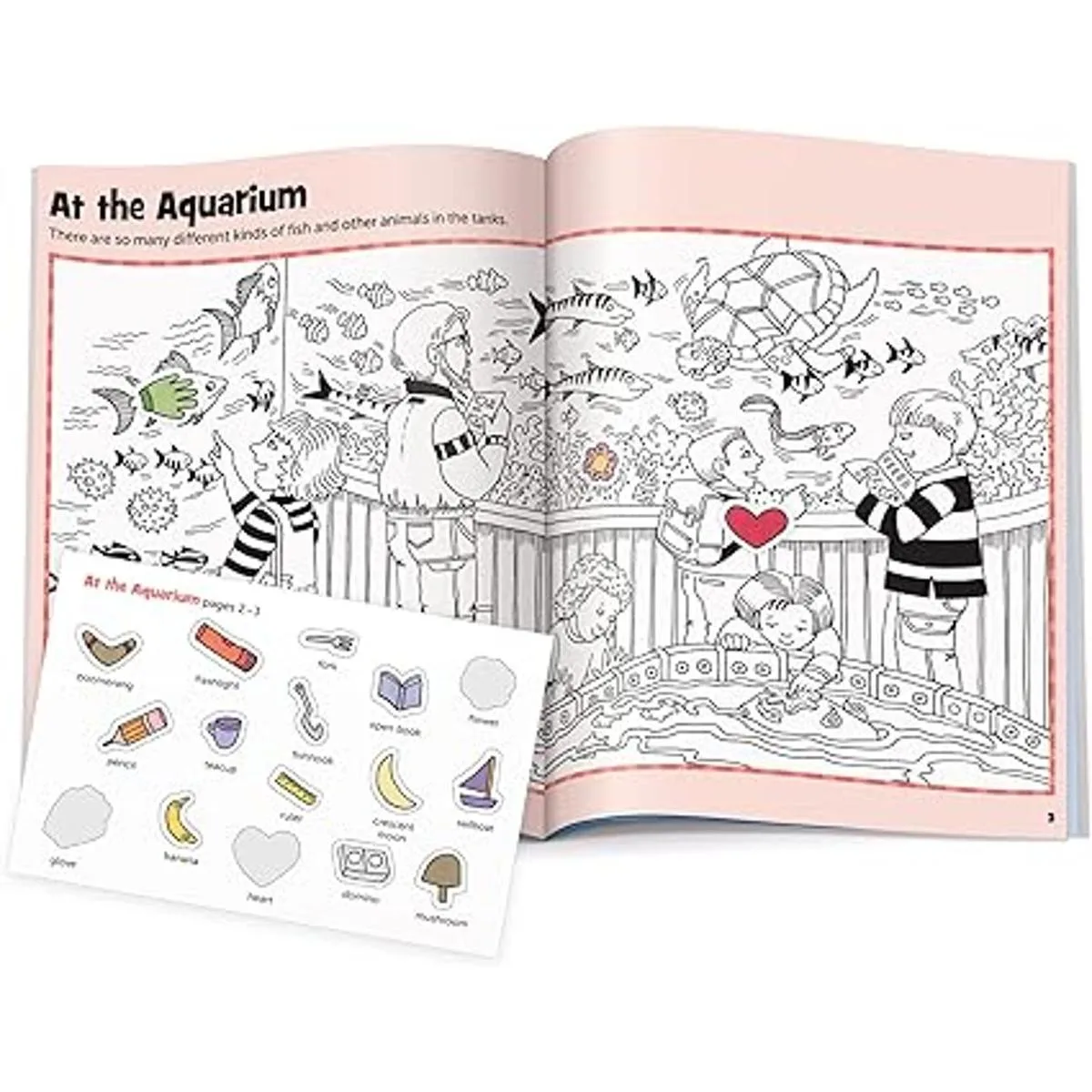 Highlights Juego de imágenes ocultas con calcomanías 4