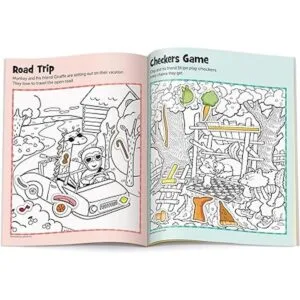 Highlights Juego de imágenes ocultas con calcomanías 4