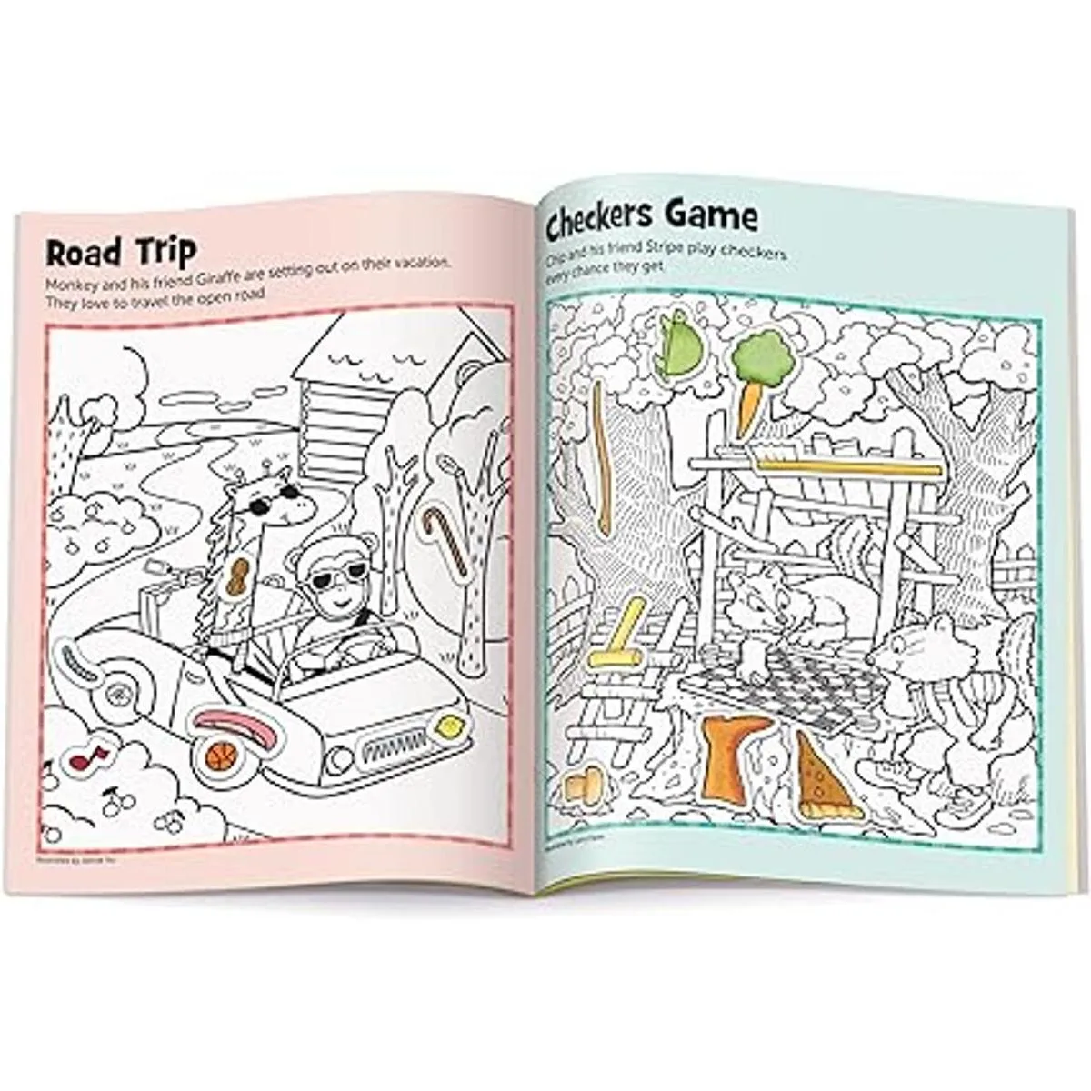 Highlights Juego de imágenes ocultas con calcomanías 4