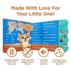 Coco Learns Spanish Vol. 2 Libro musical español y_3