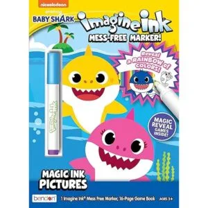 Bendon Baby Shark Libro para colorear de tinta Imagine de_1