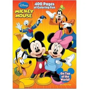 Librode 400 páginas de colorida diversión de Disney Mickey_6