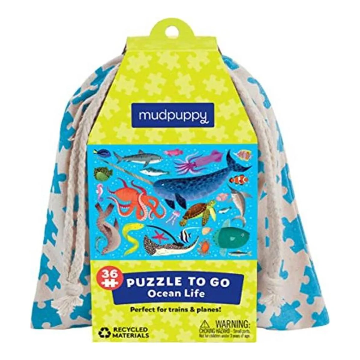 Mudpuppy Ocean Life Puzzle to Go 36 piezas 12 x 9_1