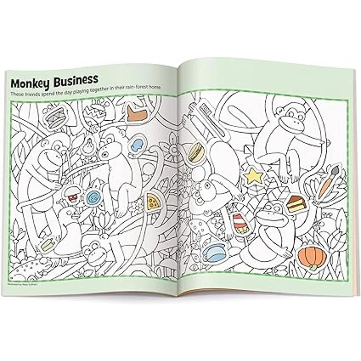 Highlights Juego de imágenes ocultas con calcomanías 4