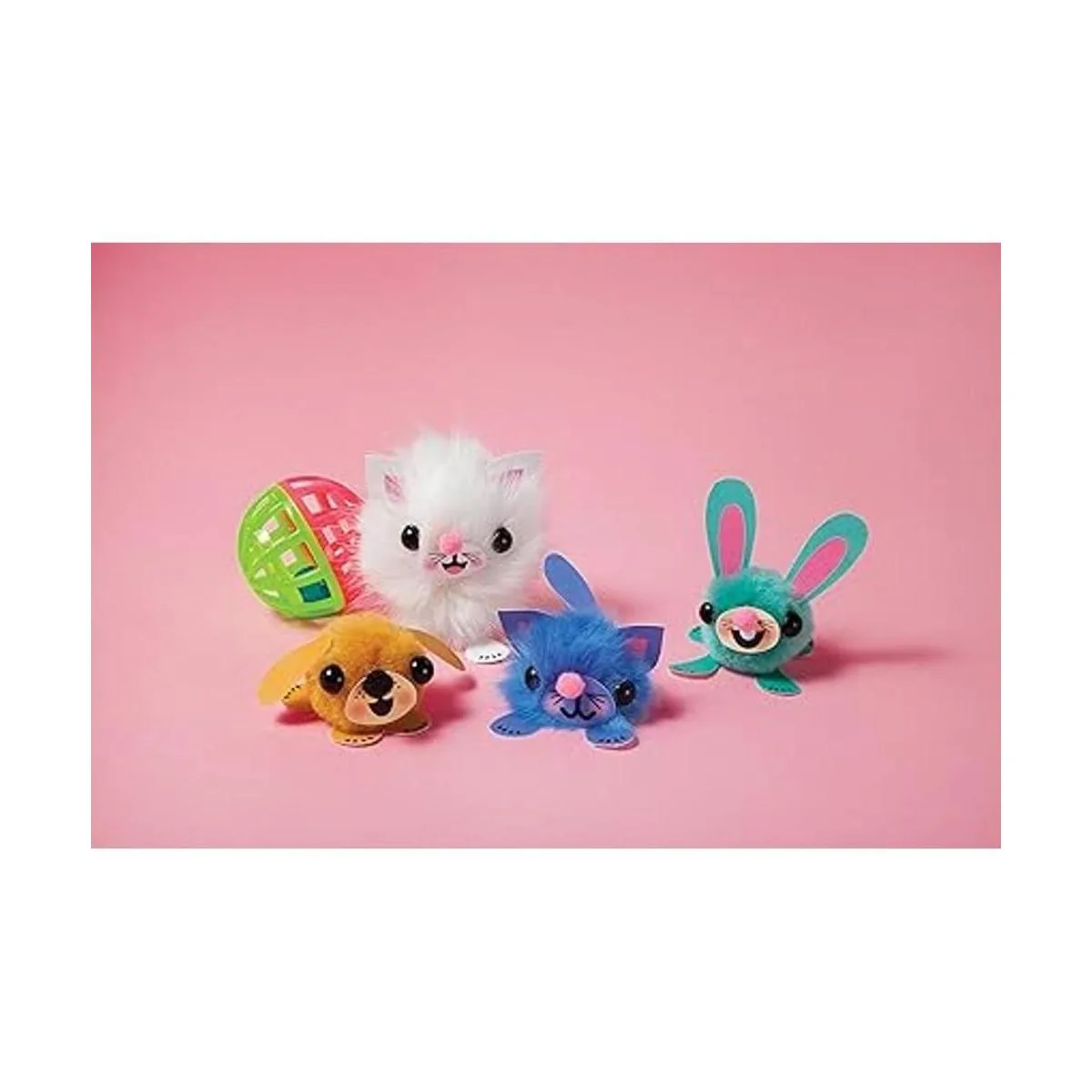 KLUTZ My PomPom Pet Shop Kit de manualidades color verde_2