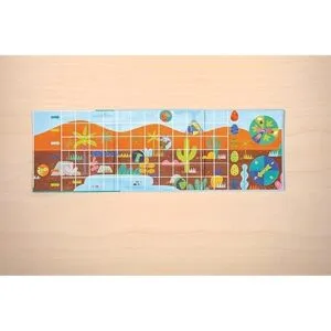 Mudpuppy Lets Go Dinos Juego de mesa magnético_3