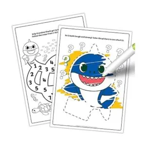 Bendon Baby Shark Libro para colorear de tinta Imagine de_2