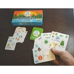 AGO Juego de cartas Phonics juego de caja de 3 niveles._3