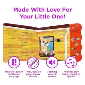 Coco Learns Spanish Vol. 1 Libro musical español y_3