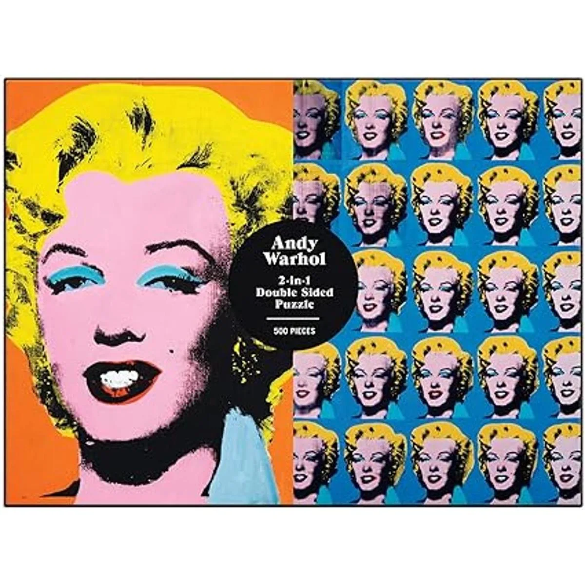 Rompecabezas de doble cara Andy Warhol Marilyn 500_2