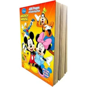 Librode 400 páginas de colorida diversión de Disney Mickey_4