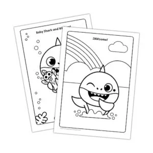 Bendon Baby Shark Libro para colorear de tinta Imagine de_6