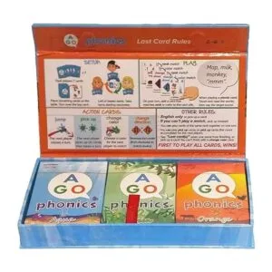AGO Juego de cartas Phonics juego de caja de 3 niveles._6