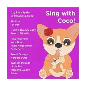 Coco Learns Spanish Vol. 1 Libro musical español y_4