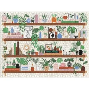 Rompecabezas de 1000 piezas con ilustración de estantes_3