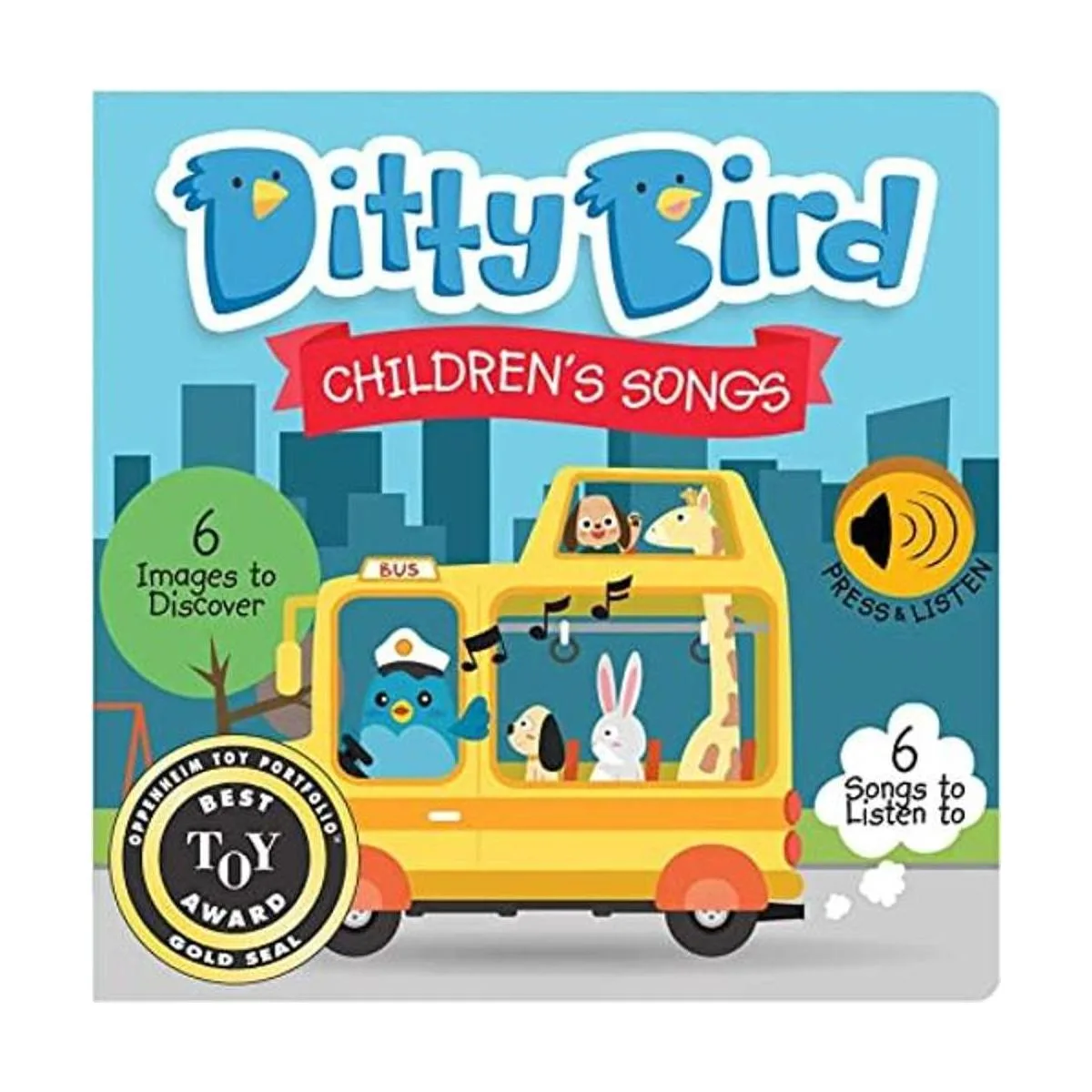DITTY BIRD The Wheels on The Bus Book Rimas de guardería_1