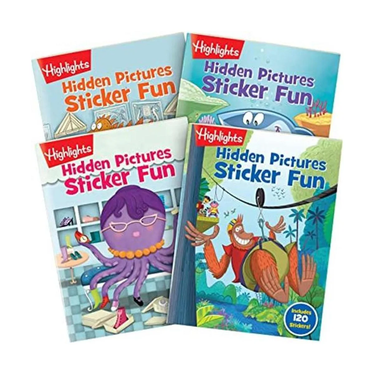 Highlights Juego de imágenes ocultas con calcomanías 4