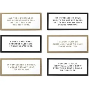 Brass Monkey Take a Compliment Card Set incluye 100_4
