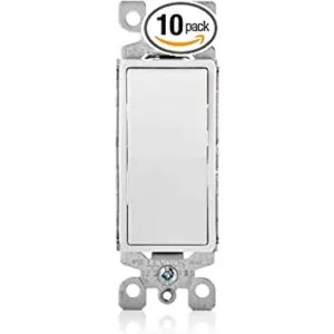 Leviton 56112WS 15A Decora Interruptor iluminado con_1