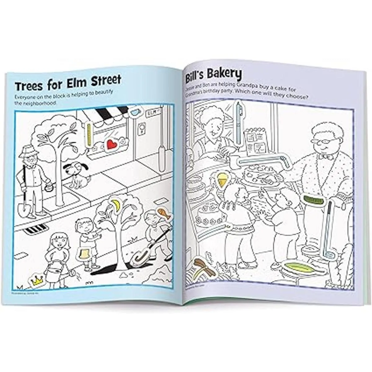 Highlights Juego de imágenes ocultas con calcomanías 4