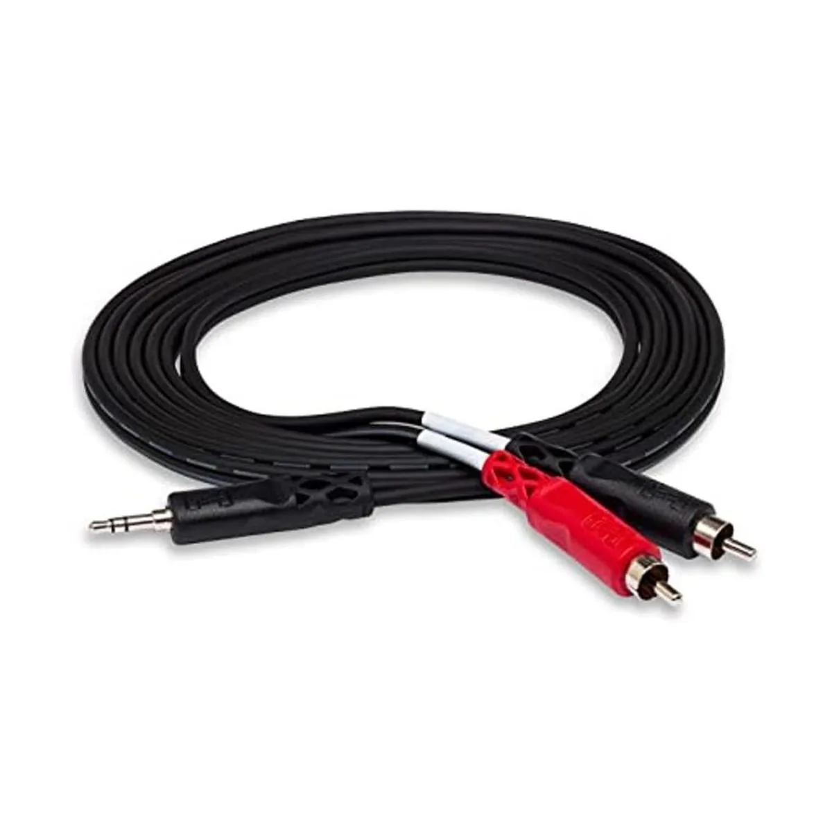 Hosa CMR206 0.138 in TRS a doble RCA cable de ruptura_1