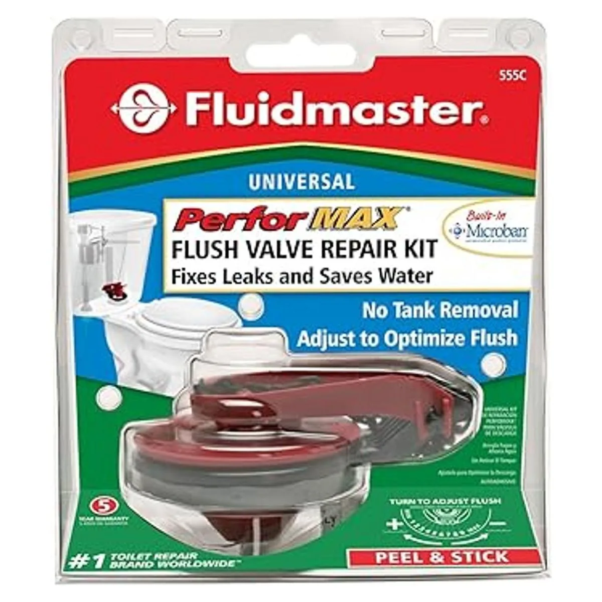 Fluidmaster 555CRP8 Universal PerforMAX Kit de reparación_4