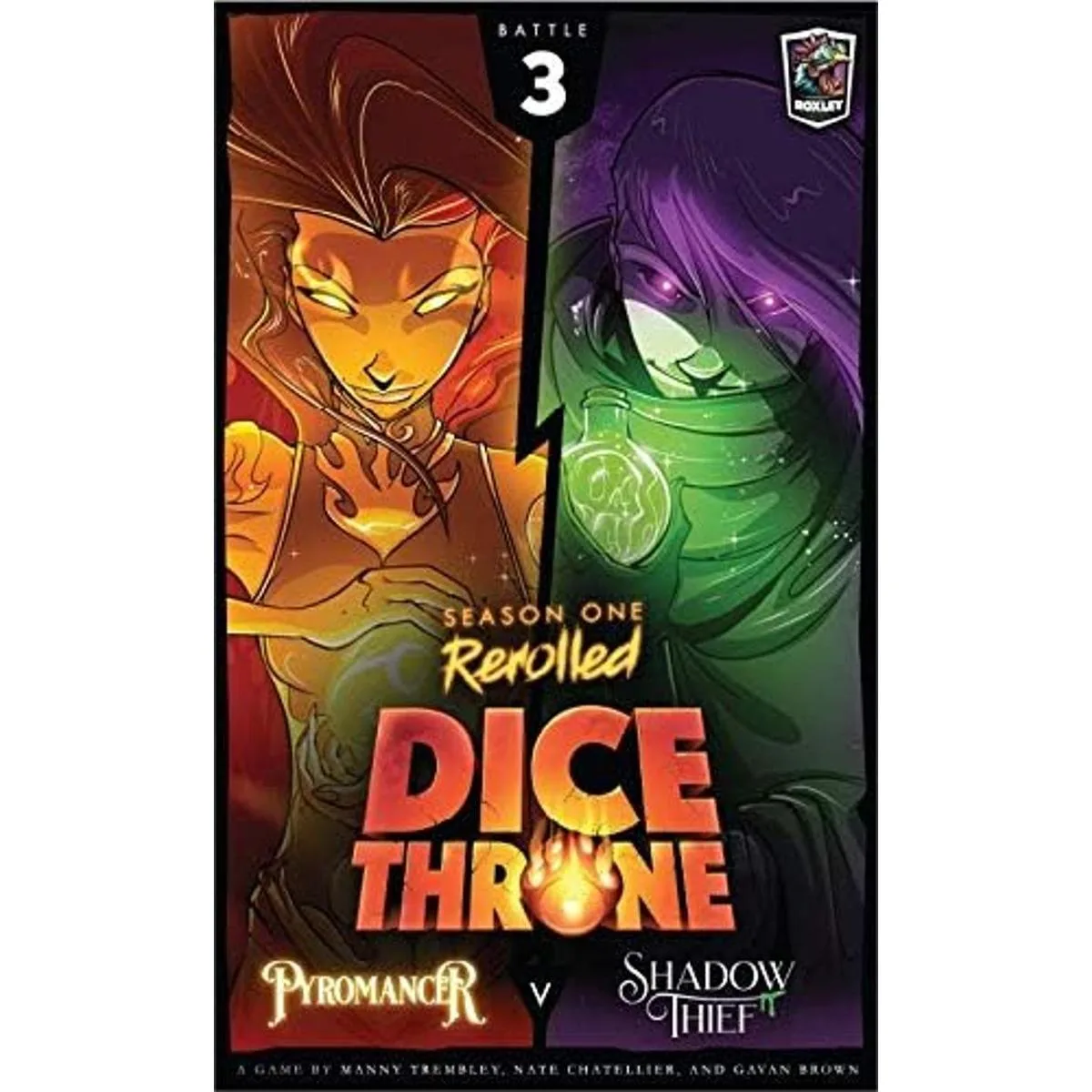 Dice Throne S1 Caja de 3 piromantes v Shadow Thief ROX638_2