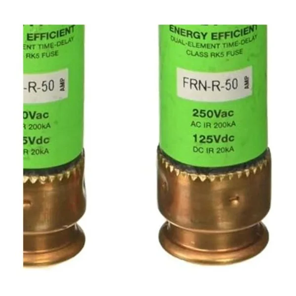 Bussmann BPFRNR50 50 Amp Fusetrón de doble elemento de_3