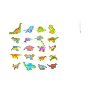 Melissa Doug Dinosaurios magnéticos de madera en una_4