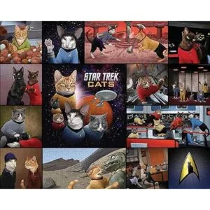 Chronicle Books Star Trek Cats Puzzle 1000 piezas_5
