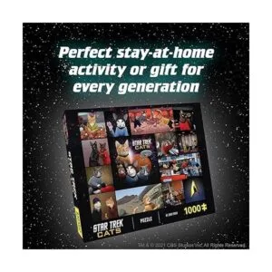 Chronicle Books Star Trek Cats Puzzle 1000 piezas_2