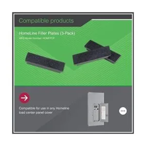 Platos de relleno HOMFPCP Homeline Square D paquete de 3_3