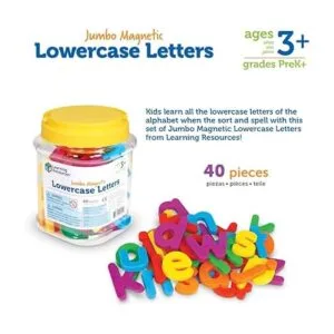 Letras magnéticas Learning Resources minúsculas grandes_6