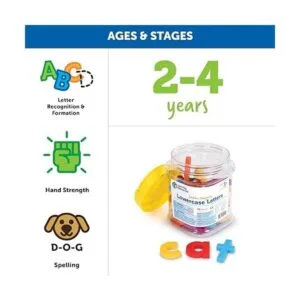 Letras magnéticas Learning Resources minúsculas grandes_5