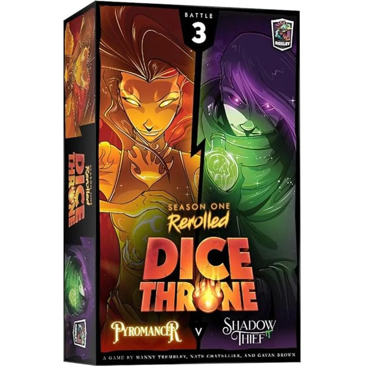 Dice Throne S1 Caja de 3 piromantes v Shadow Thief ROX638_1